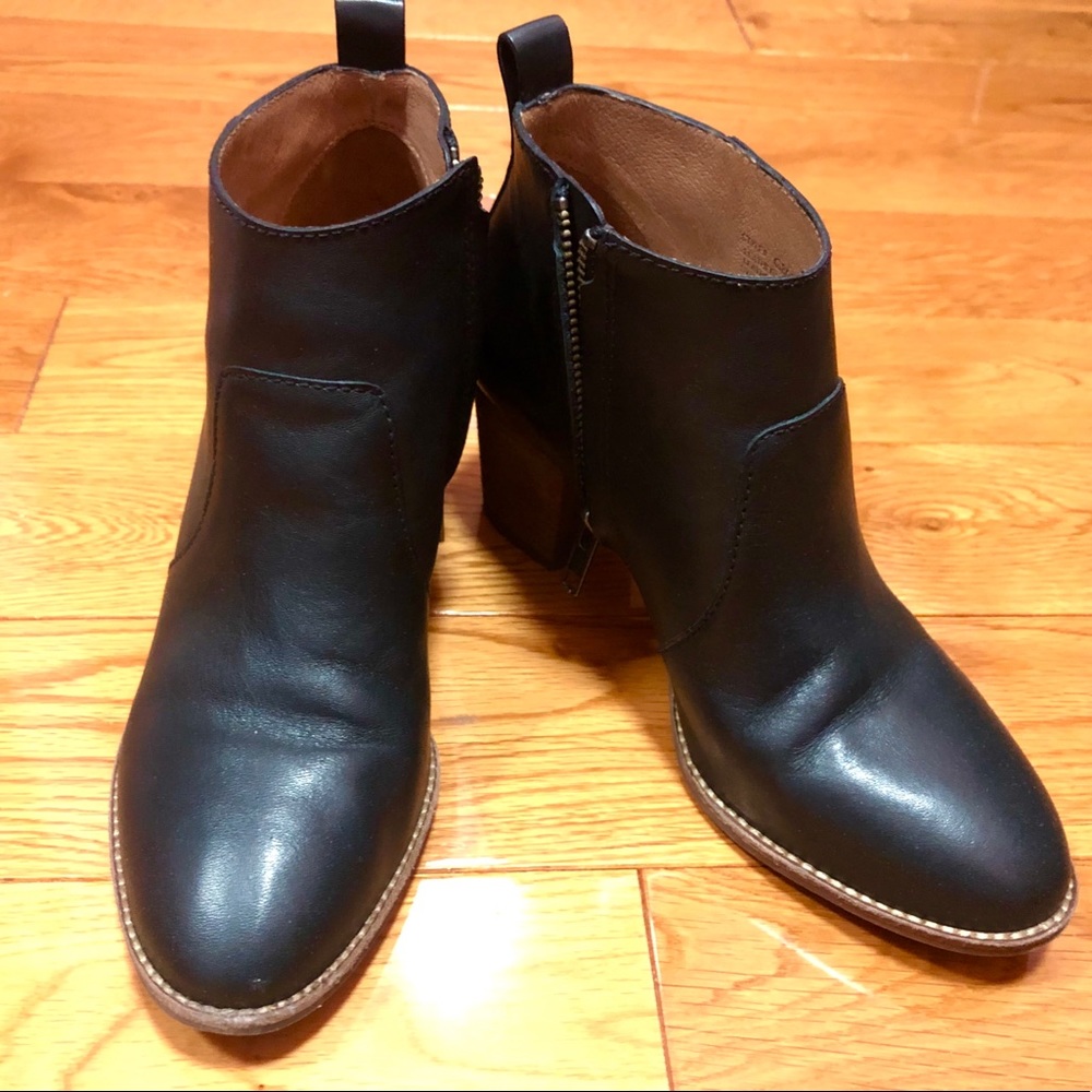 Madewell Brenner Booties (Black size 6)